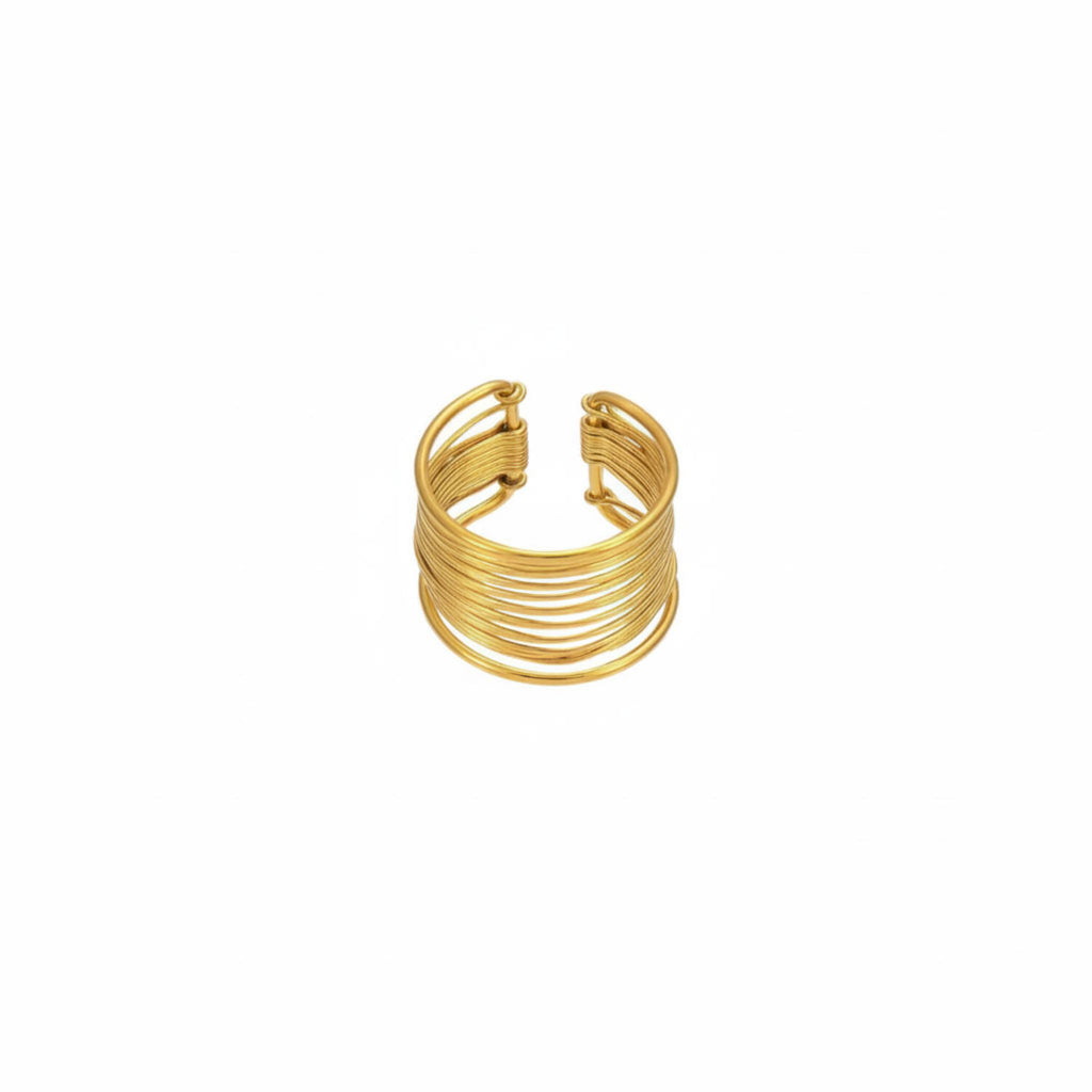Anillo Multihilo Dorado