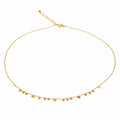 Collar Corazones & Círculos Dorado