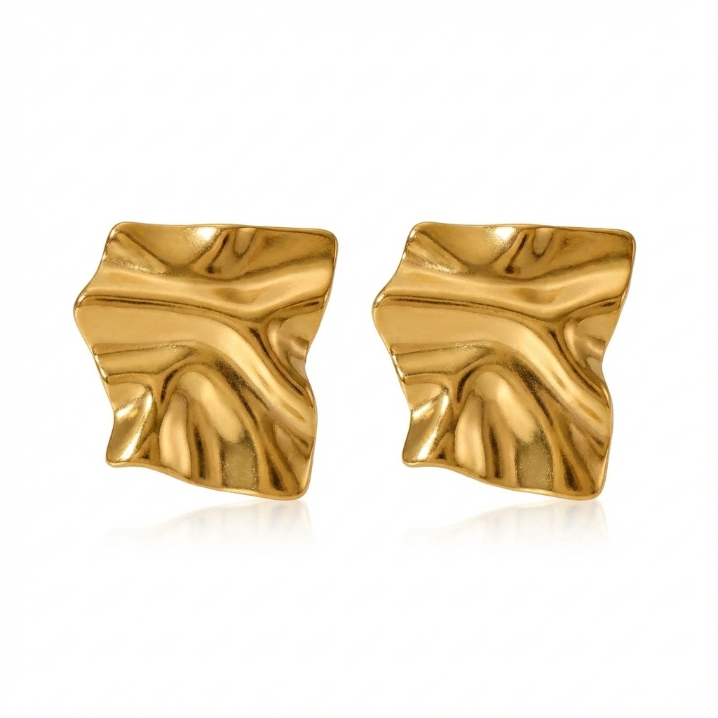 Pendientes Relieve Dorado