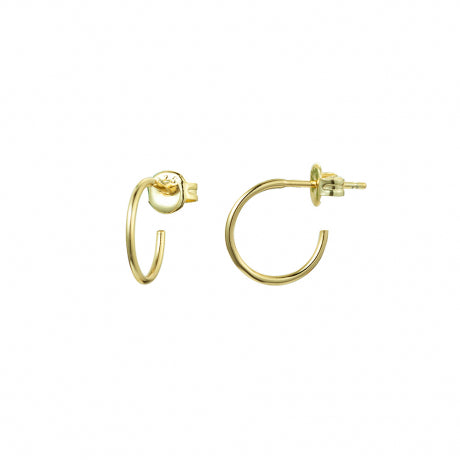 Pendientes Aro Mini de plata bañada en oro