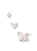 Set Ear Stack Derecho · Zirconia, Corazón & Bunny
